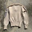 画像2: 【XS/S or Ladies】50s NELSON KNITTING MILLS CO. Vネック スクールセーター ウールニット 白■ビンテージ アメリカ古着 レディース