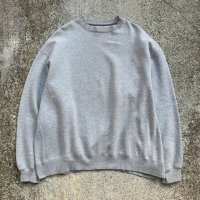 【3XL】Champion スウェット グレー 無地■アメリカ古着 チャンピオン プレーン ビッグサイズ ビッグシルエット ロゴ刺繍