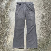 【W32 L32】80s USA製 Levi's 517 ブーツカット コーデュロイパンツ グレー■ビンテージ オールド アメリカ古着 リーバイス フレア