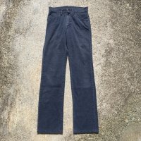 【W28】80s USA製 Levi's 519 コーデュロイパンツ ネイビー 紺■ビンテージ オールド アメリカ古着 リーバイス レディース ストレート