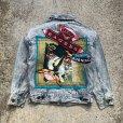 画像2: 【Ladies or Kids】80s USA製 Levi's カスタムペイント デニムジャケット■ビンテージ アメリカ古着 レディース リーバイス ケミカル