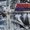 画像5: 【Ladies or Kids】80s USA製 Levi's カスタムペイント デニムジャケット■ビンテージ アメリカ古着 レディース リーバイス ケミカル