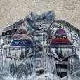 画像4: 【Ladies or Kids】80s USA製 Levi's カスタムペイント デニムジャケット■ビンテージ アメリカ古着 レディース リーバイス ケミカル