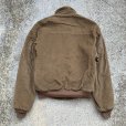 画像2: 【S/M】USA製 Cal Craft 裏ボア カップショルダー ジップアップ コーデュロイジャケット 茶色■ビンテージ オールド アメリカ古着 80s/90s