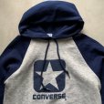 画像3: 【レディース or キッズ】80s/90s USA製 CONVERSE プリント スウェットパーカー 杢グレー■ビンテージ オールド アメリカ古着 コンバース