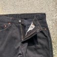 画像3: 【W33(W32相当)】Levi's 501 ジッパー取り付け ブラックデニムパンツ 黒■オールド アメリカ古着 リーバイス ジーパン