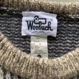 画像4: 【M/L】USA製 Woolrich ショールカラー ウールニット セーター グレーミックス■ビンテージ オールド アメリカ古着 80s ウールリッチ