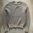 画像1: 【M/L】USA製 Woolrich ショールカラー ウールニット セーター グレーミックス■ビンテージ オールド アメリカ古着 80s ウールリッチ (1)