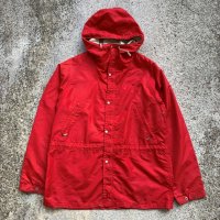 【S/M】70s-80s Alpine Designs マウンテンパーカー ナイロンジャケット 赤■ビンテージ オールド アメリカ古着 USA製 アルパインデザイン