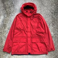 【L/XL】Woolrich マウンテンパーカー ナイロンジャケット 赤■ビンテージ オールド アメリカ古着 USA製 80s/90s ウールリッチ