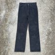 画像1: 【W29(W28)】80s USA製 Levi's 519 コーデュロイパンツ ダークグレー■ビンテージ アメリカ古着 リーバイス レディース ストレート (1)