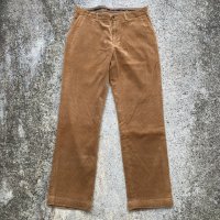 【W36】Polo Ralph Lauren 太畝コーデュロイパンツ ブラウン 茶系■ビンテージ オールド アメリカ古着 ポロラルフローレン プレストン