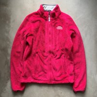 【レディース S】SALE!! THE NORTH FACE ジップアップ フリースジャケット ピンク■オールド レトロ アメリカ古着 ノースフェイス パイル ストア