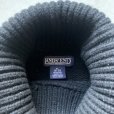 画像3: 【M/L】90s LANDS'END タートルネック ウールニット セーター 黒■ビンテージ オールド アメリカ古着 ランズエンド エルボーパッチ