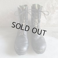 【28.5cm】USA製 Wellco 米軍 ジャングルブーツ ブラック 黒■ビンテージ オールド アメリカ古着 ミリタリー 編み上げ