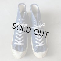 【US8 26cm/26.5cm程度】70s-80s USA製 PRO-KEDS ロイヤルアメリカ ハイ キャンバススニーカー 紺■ビンテージ アメリカ製 古着 プロケッズ