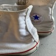 画像7: 【US8 1/2 27cm程度】USA製 90s CONVERSE オールスター ハイカット キャンバススニーカー 白■ビンテージ アメリカ製 古着 コンバース