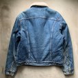 画像9: 【L 42R】80s USA製 Levi's 70608 デニム ボアジャケット■ビンテージ オールド レトロ アメリカ古着 リーバイス ジージャン トラッカー