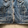 画像4: 【L 42R】80s USA製 Levi's 70608 デニム ボアジャケット■ビンテージ オールド レトロ アメリカ古着 リーバイス ジージャン トラッカー