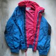 画像6: 【M/L】90s Columbia ナイロンジャケット 青緑■ビンテージ オールド レトロ アメリカ古着 コロンビア アウトドア ブルゾン