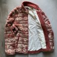 画像8: 【S/M】Woolrich ジップアップ フリースジャケット 紫 総柄■オールド ウールリッチ アメリカ古着 レディース