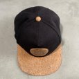 画像6: 【Free】San Diego Cork Hat Co. コルク×コットンキャップ 黒×茶色■オールド アメリカ古着 帽子 スナップバック 太陽の石 アステカ