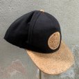 画像5: 【Free】San Diego Cork Hat Co. コルク×コットンキャップ 黒×茶色■オールド アメリカ古着 帽子 スナップバック 太陽の石 アステカ