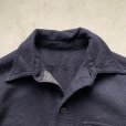 画像4: 【S/M】40s USN 片ポケ ウール CPOシャツ ネイビー 濃紺■ビンテージ オールド アメリカ古着 ミリタリー WW2 米軍実物 オリジナル