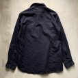 画像2: 【S/M】40s USN 片ポケ ウール CPOシャツ ネイビー 濃紺■ビンテージ オールド アメリカ古着 ミリタリー WW2 米軍実物 オリジナル