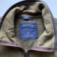 画像4: 【XL】NAUTICA ダブルジップ フリースジャケット ブラウン 茶色 無地■ビンテージ オールド アメリカ古着 ノーティカ ビッグサイズ