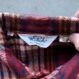 画像4: 【S】70s Woolrich ウールシャツジャケット 紫チェック■ビンテージ オールド レトロ アメリカ古着 USA製 ウールリッチ ボックス