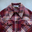 画像3: 【S】70s Woolrich ウールシャツジャケット 紫チェック■ビンテージ オールド レトロ アメリカ古着 USA製 ウールリッチ ボックス