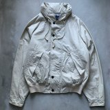 【M/L】90s nautica コットンジャケット セーリング アイボリー 白■ビンテージ オールド アメリカ古着 ノーティカ ノーチカ 旧タグ