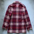 画像2: 【S】70s Woolrich ウールシャツジャケット 紫チェック■ビンテージ オールド レトロ アメリカ古着 USA製 ウールリッチ ボックス