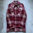 画像5: 【S】70s Woolrich ウールシャツジャケット 紫チェック■ビンテージ オールド レトロ アメリカ古着 USA製 ウールリッチ ボックス