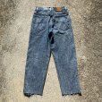 画像6: 【W27-28】80s-90s USA製 Lee カットオフ デニムパンツ ケミカルウォッシュ■ビンテージ オールド アメリカ古着 リー ジーパン クロップド 