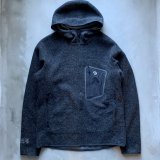 【M/L】Mountain Hard Wear 内装フリース ウールジャケット パーカー ダークグレー■アメリカ古着 マウンテンハードウェア フード