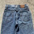 画像7: 【W27-28】80s-90s USA製 Lee カットオフ デニムパンツ ケミカルウォッシュ■ビンテージ オールド アメリカ古着 リー ジーパン クロップド 