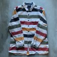 画像6: 【L/XL】PENDLETON 長袖ヘビーネルシャツ 白 マルチボーダー■ビンテージ オールド アメリカ古着 ペンドルトン オールコットン