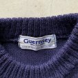 画像3: 【S or Ladies】イギリス製 Guernsey ウールセーター ネイビー 濃紺■ビンテージ アメリカ古着 フィッシャーマン ガンジーセーター