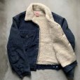 画像6: 【M/L 42】USA製 Levi's 70605 裏ボア コーデュロイジャケット ネイビー 紺■ビンテージ アメリカ古着 70s/80s リーバイス アメリカ製