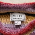 画像3: 【L/XL相当】ネパール製 YETI HAND KNITTED ロールネック ウールセーター マルチボーダー■ビンテージ オールド レトロ アメリカ古着