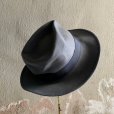 画像5: 【56cm 7 1/8】ボロ 50s MARATHON HATS フェルト フェドラハット グレー■ビンテージ オールド レトロ アメリカ古着 帽子 JCペニー 