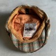 画像7: 【61cm】Donegal Handwoven ウール ハンチング チェック柄■ビンテージ オールド レトロ アメリカ古着 帽子 アイルランド