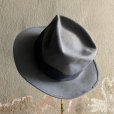 画像4: 【56cm 7 1/8】ボロ 50s MARATHON HATS フェルト フェドラハット グレー■ビンテージ オールド レトロ アメリカ古着 帽子 JCペニー 