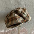 画像3: 【61cm】Donegal Handwoven ウール ハンチング チェック柄■ビンテージ オールド レトロ アメリカ古着 帽子 アイルランド