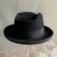 画像6: 【57cm 7 1/4】50s BORSALINO フェドラハット ブラック 黒■ビンテージ オールド レトロ アメリカ古着 帽子 ボルサリーノ