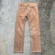 画像1: 【W28】SALE!! Levi's 511 ストレッチ素材 コーデュロイパンツ ベージュ■オールド アメリカ古着 リーバイス スキニーパンツ スリム (1)