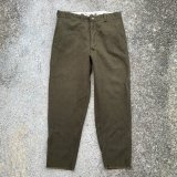 【W34】HUMPHREY ウールパンツ オリーブ■ビンテージ オールド レトロ アメリカ古着 テーパード ハンティング ジョッパーズ 70s 