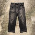 画像1: 【W34】90s USA製 Levi's 501 ブラックデニムパンツ■ビンテージ オールド アメリカ古着 リーバイス ジーパン ストレート オリジナル 後染 (1)